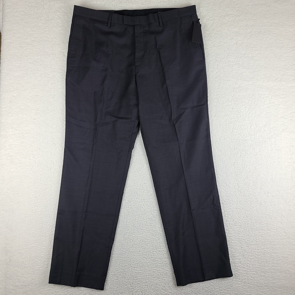Banana Republic Pants Mens 38x32 Black Tex Slim Fit Stain Wrinkle Resistant